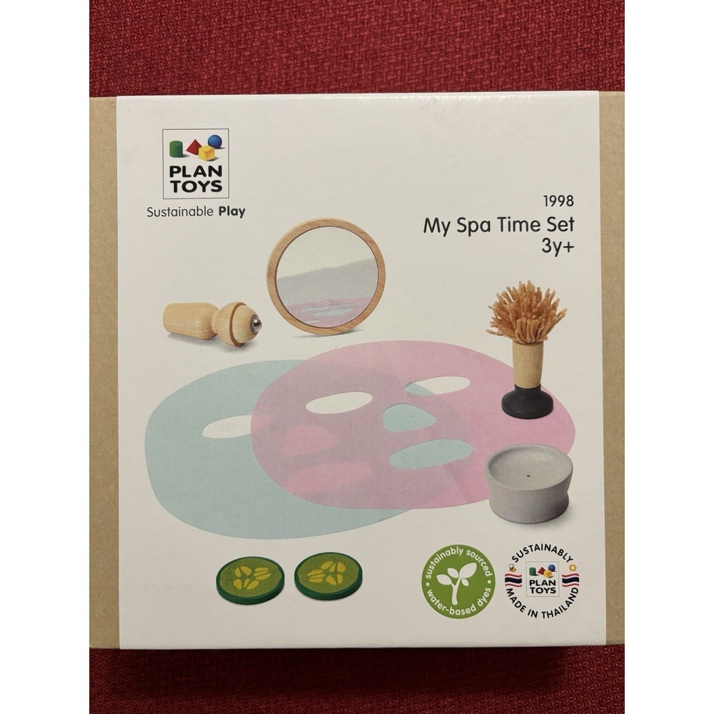 NEW!! Plan Toys My Spa Time Play Set 1998 Kid Child Creative Gift Sustainable 3+